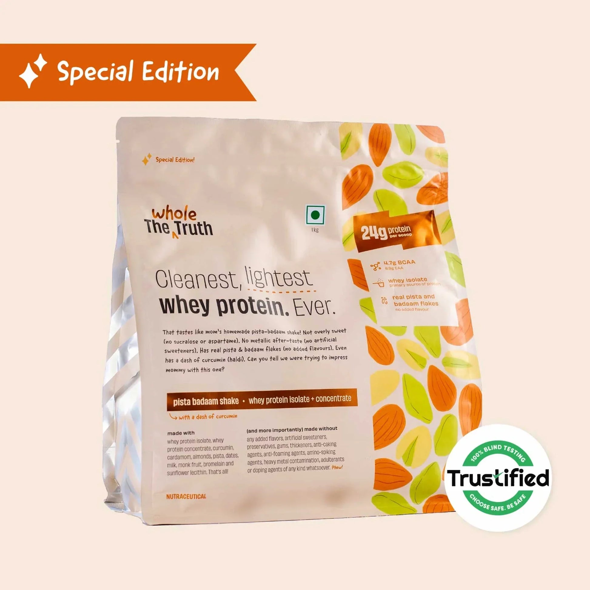 The Whole Truth 24g Whey Protein Isolate + Concentrate - 1kg | The Whole Truth Foods at Broadway