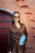 Contemponari-Magnolia Top-Brown | Contemponari at Broadway