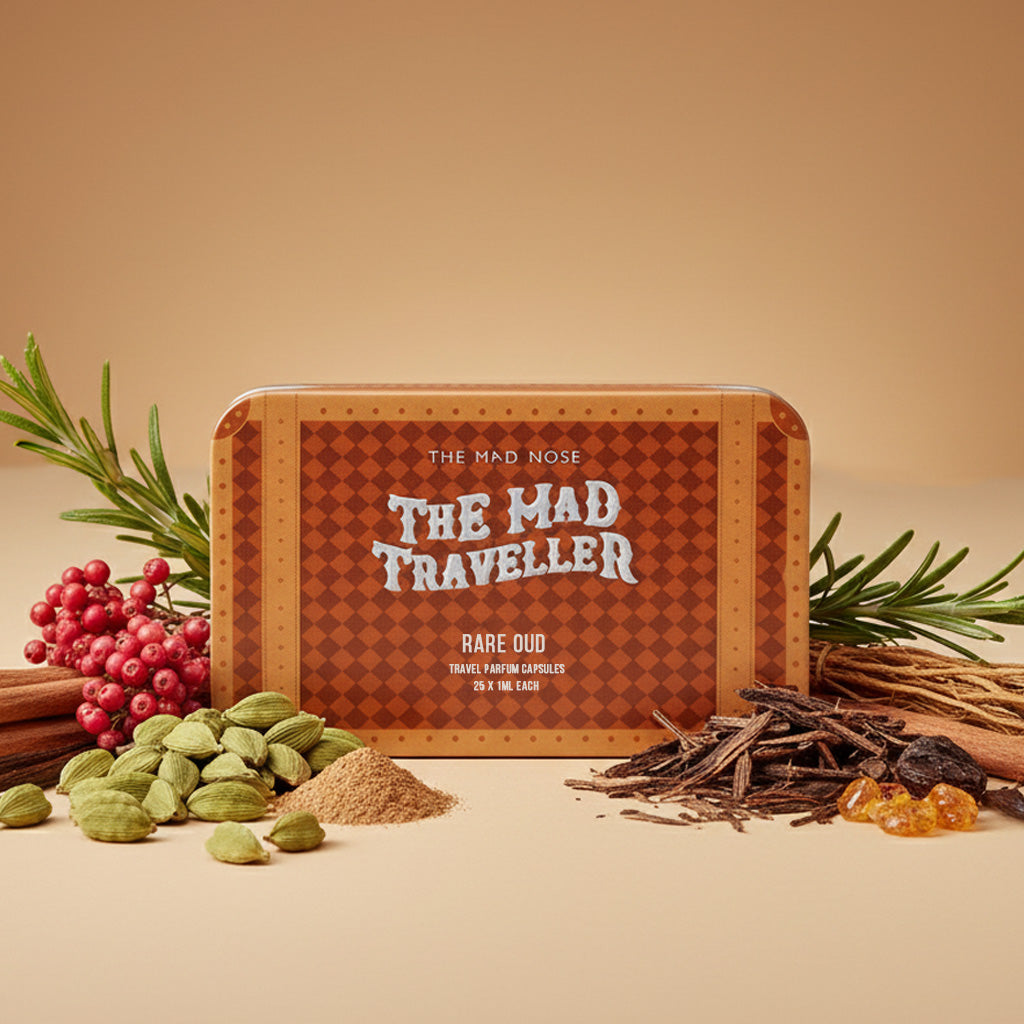 Rare Oud Travel Capsules (25 X 1ML) | The Mad Nose at Broadway