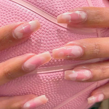 Cotton candy Press on Nails (Acrylic Nails)