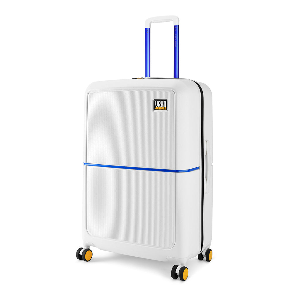 Caliber Large Hard Luggage -Ivory White-Large | Urban Jungle at Broadway