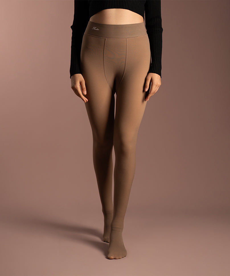 Sheer Fur Stockings Nude