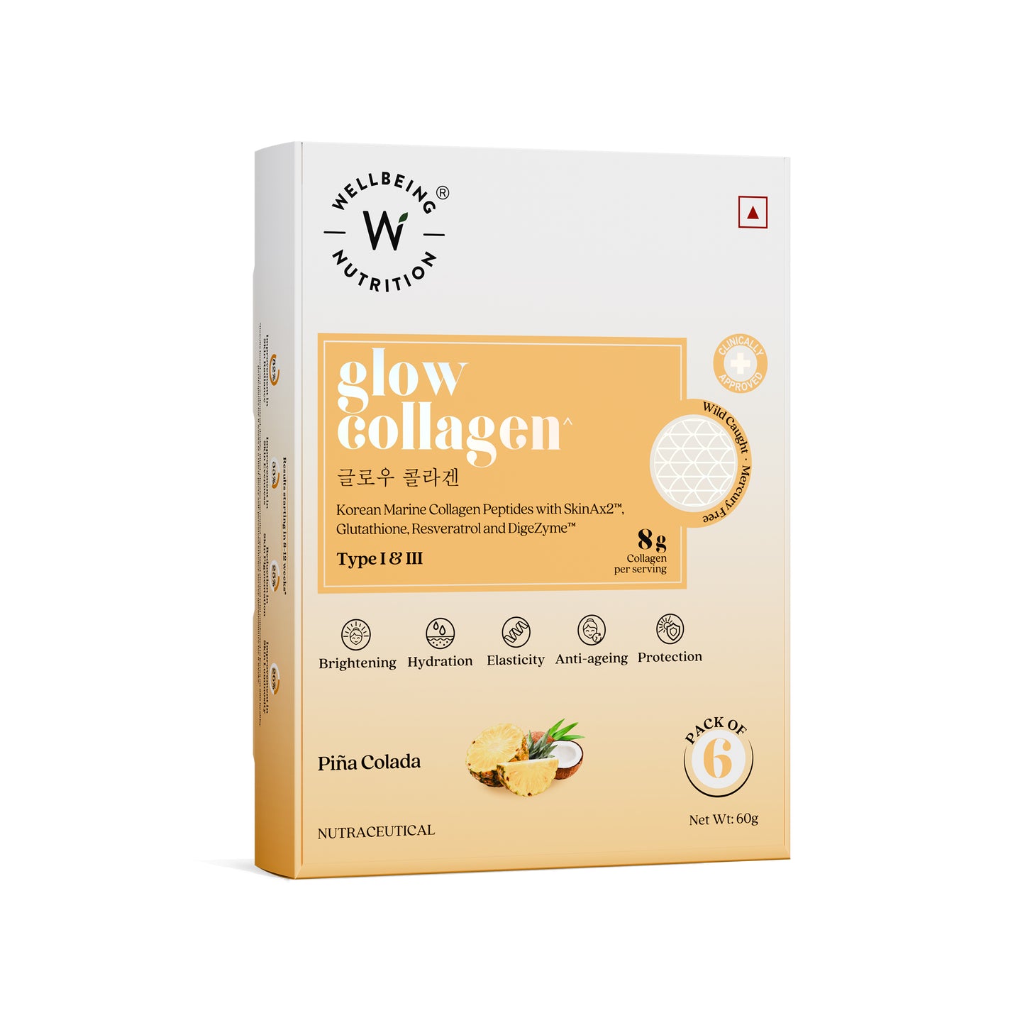 Glow Collagen Sachet | Pinacolada Sachets -6
