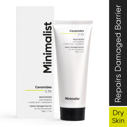 Minimalist Ceramides 0.3% Moisturizer with Bisabolol 50g