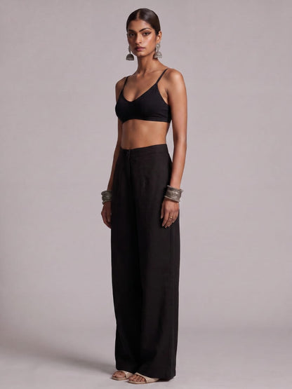 Black Loose fitting pants