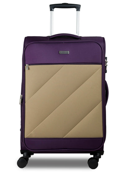Carriall Slash Large Size Purple Check-in Luggage