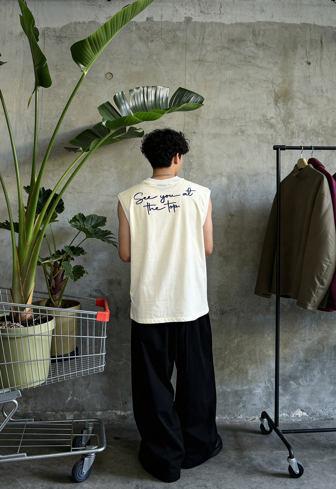 At The Top Cream Vest