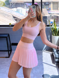 Pink Plie Pleated Skort | Cava at Broadway