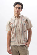 Sands of SaharaÂ” Embroidered Half Sleeve Shirt | Hamptons at Broadway