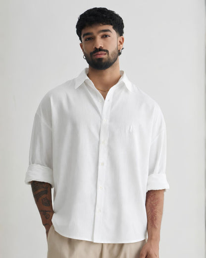 White Linen Shirt