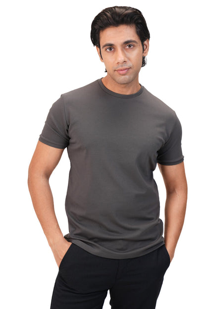 Absolute Cotton Crew - Ash Grey