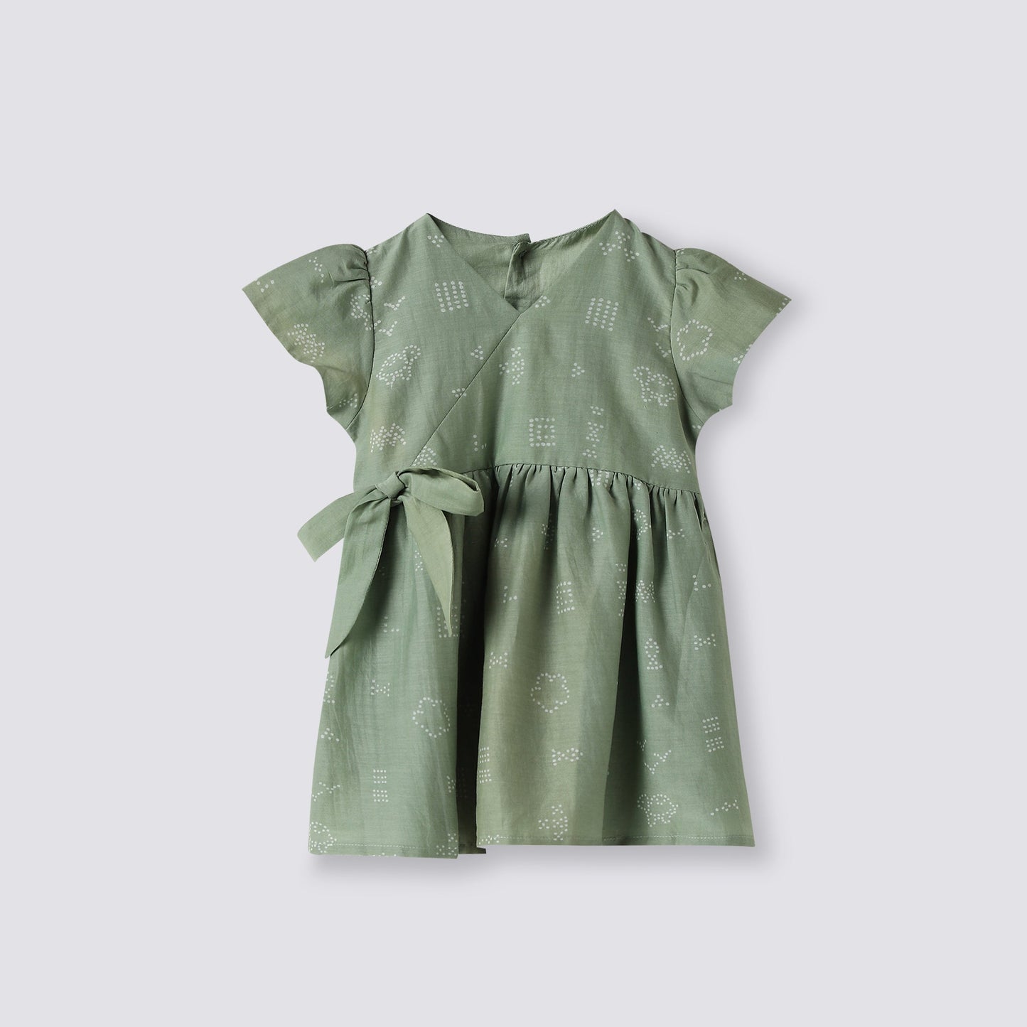 Cotton Silk Dress | Hand-Block Printed