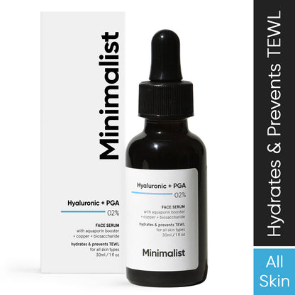 Minimalist Hyaluronic + PGA 02% Face Serum 30ml