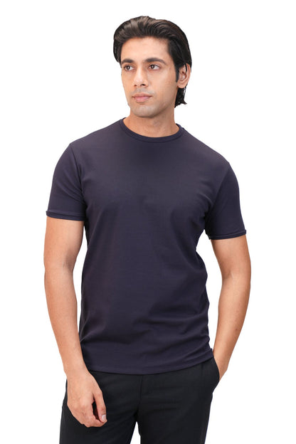 Absolute Cotton Crew - Cobalt Navy