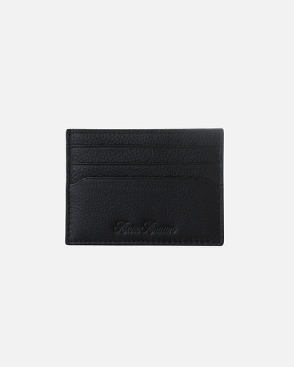 Genuine Leather Black Card Holder With RFID Protection