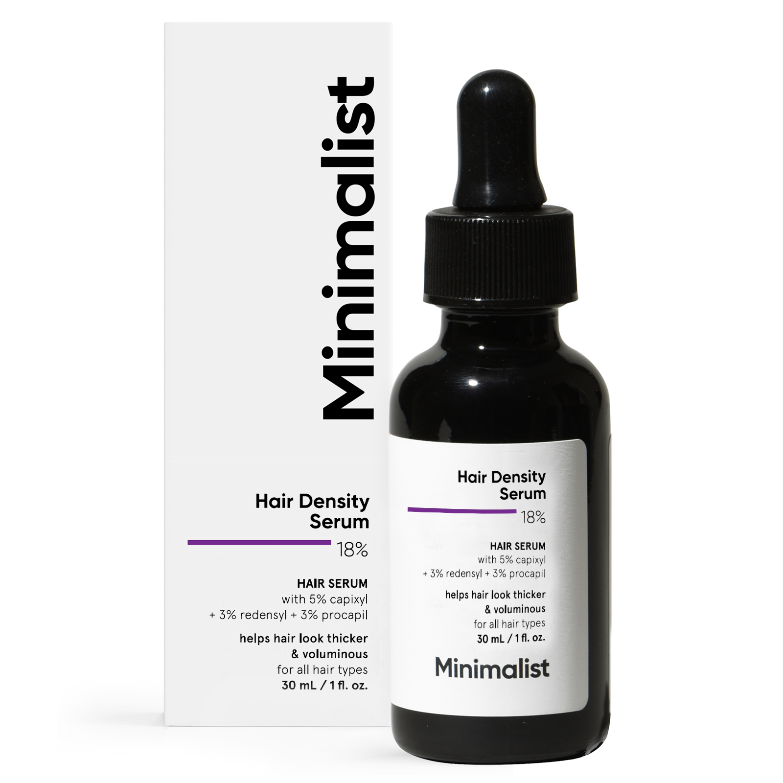 Minimalist Hair Growth Actives 18% Hair Serum 30ml | Minimalist at Broadway