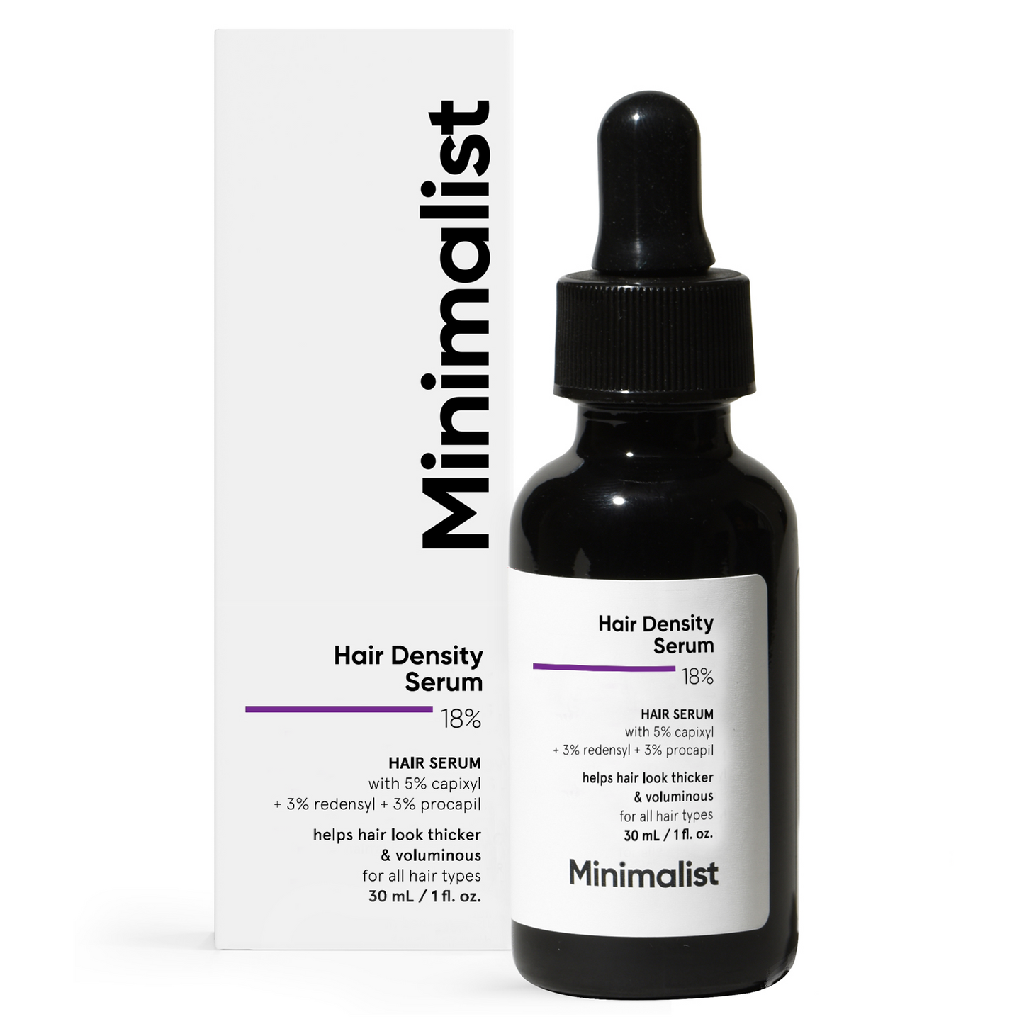 Minimalist Hair Growth Actives 18% Hair Serum 30ml