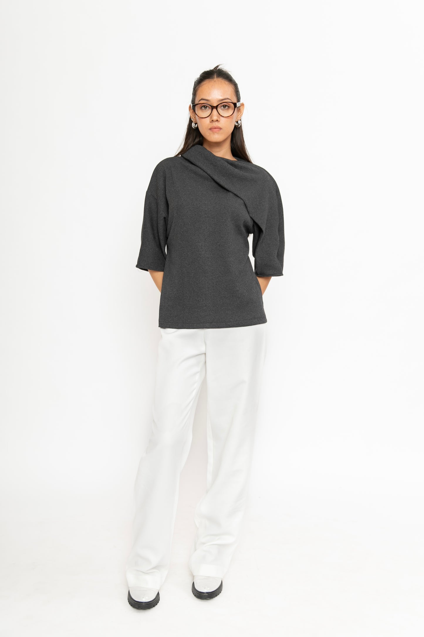 Contemponari-Hot Cocoa Top-Grey