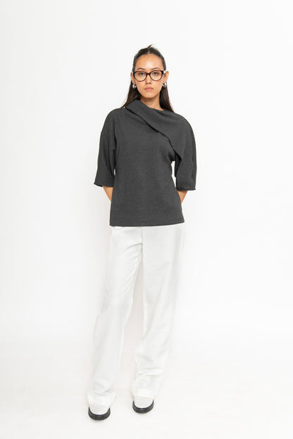 Contemponari-Hot Cocoa Top-Grey