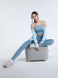 Blue Sky-Rise Leggings | Cava at Broadway