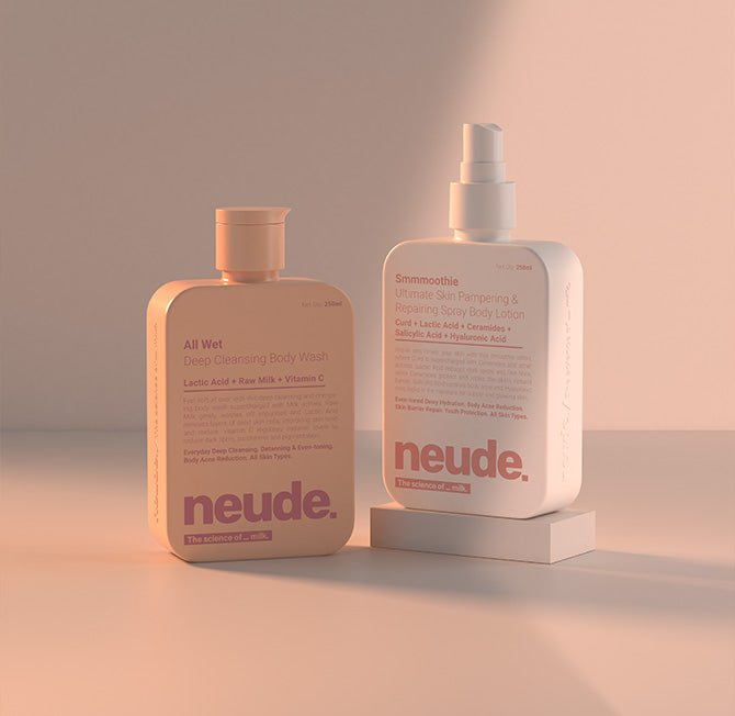 Neude In the Shower: Body Skin Conditioning Duo - Neude Skin