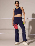 Purple All-Day Flex Flare Pants | Cava at Broadway