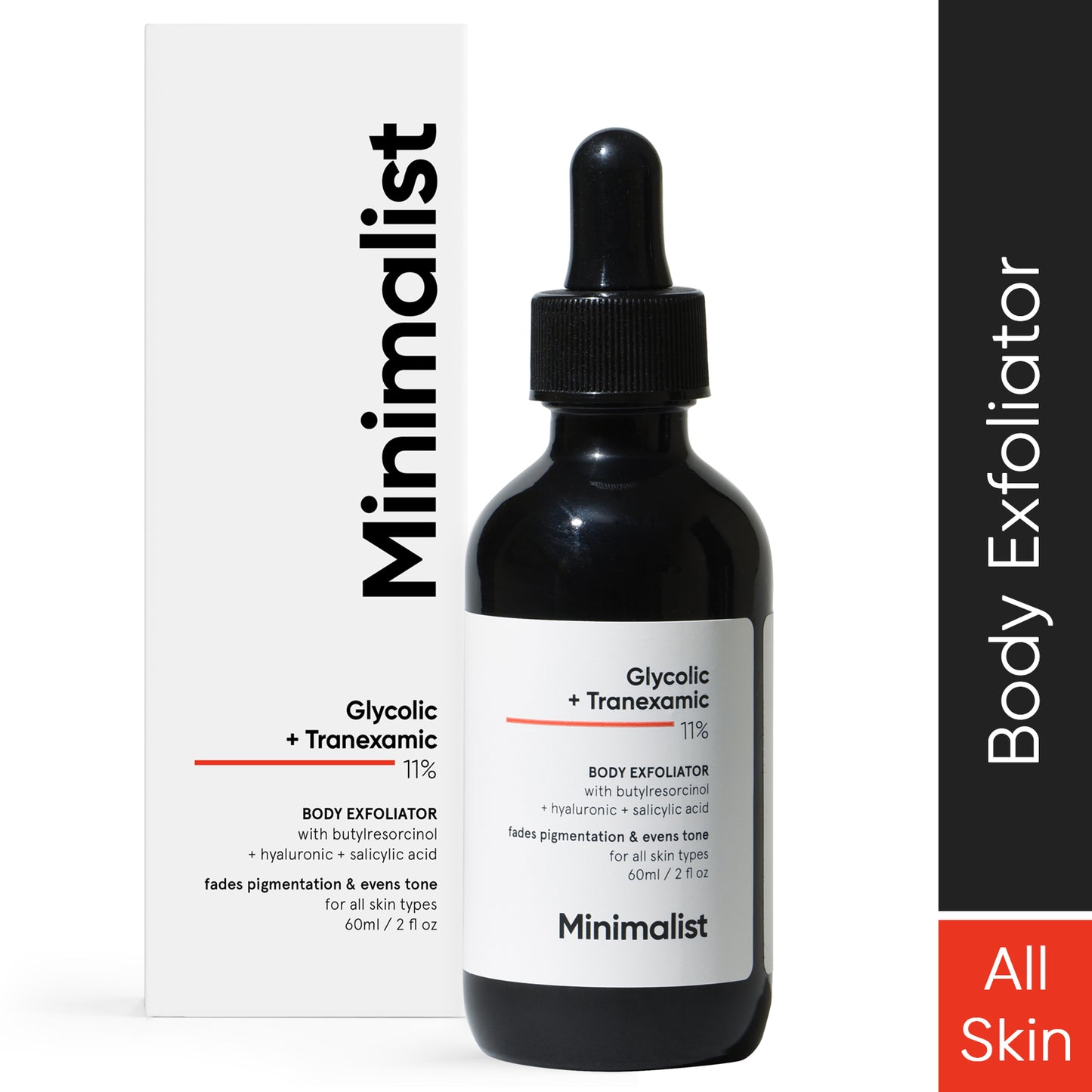 Minimalist Glycolic + Tranexamic 11% Body Exfoliator 60ml