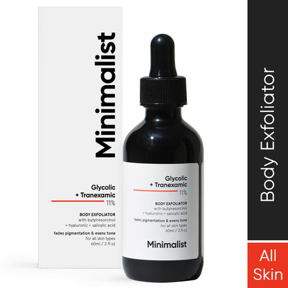 Minimalist Glycolic + Tranexamic 11% Body Exfoliator 60ml