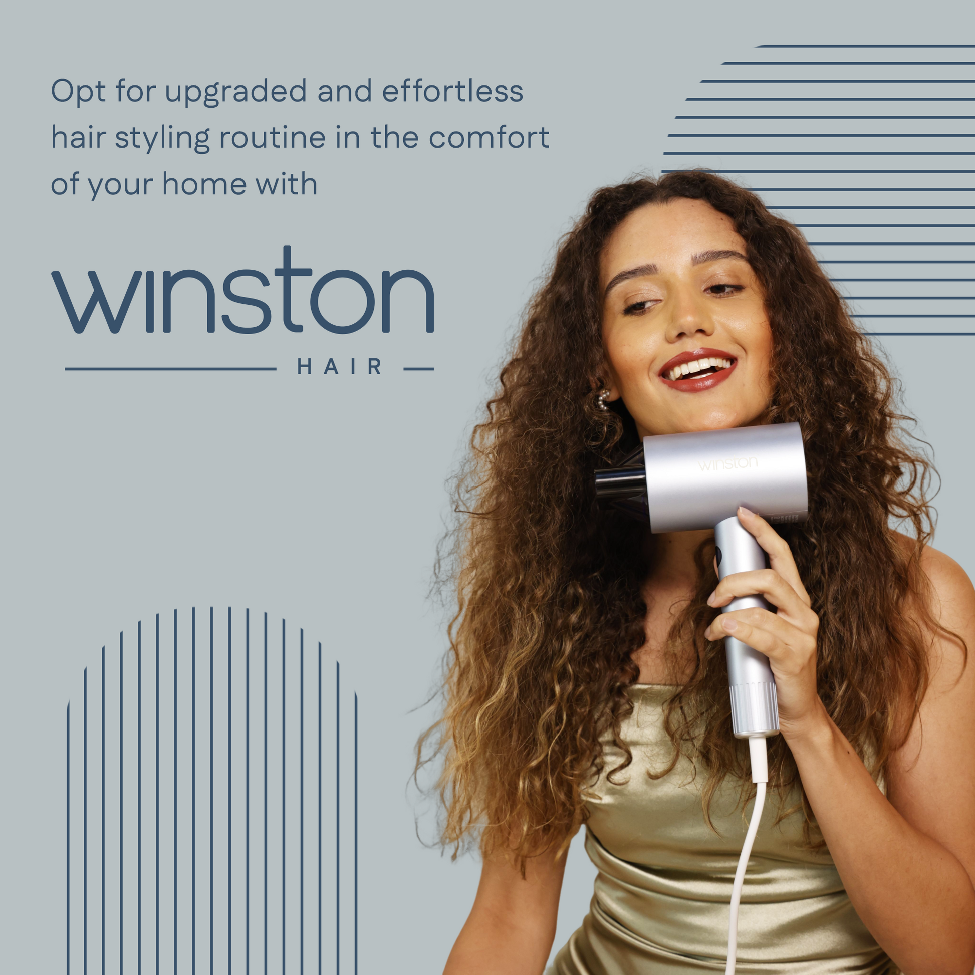 Digital Hair Dryer 2000 Watt | Smart Drying with Digital Display | Winston at Broadway