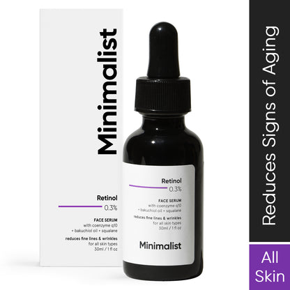Minimalist Retinol 0.3% Face Serum 30ml