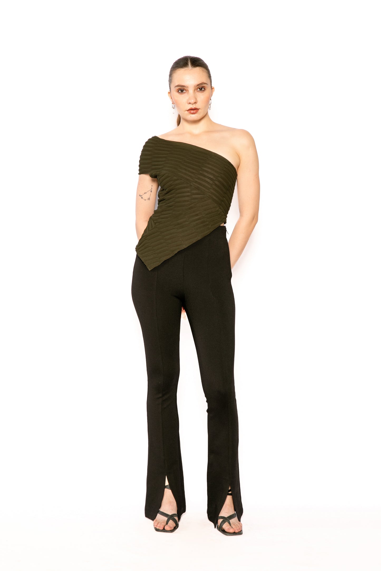 Contemponari-Circe Top-Green