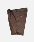 Bare Brown Knit Shorts - Brown