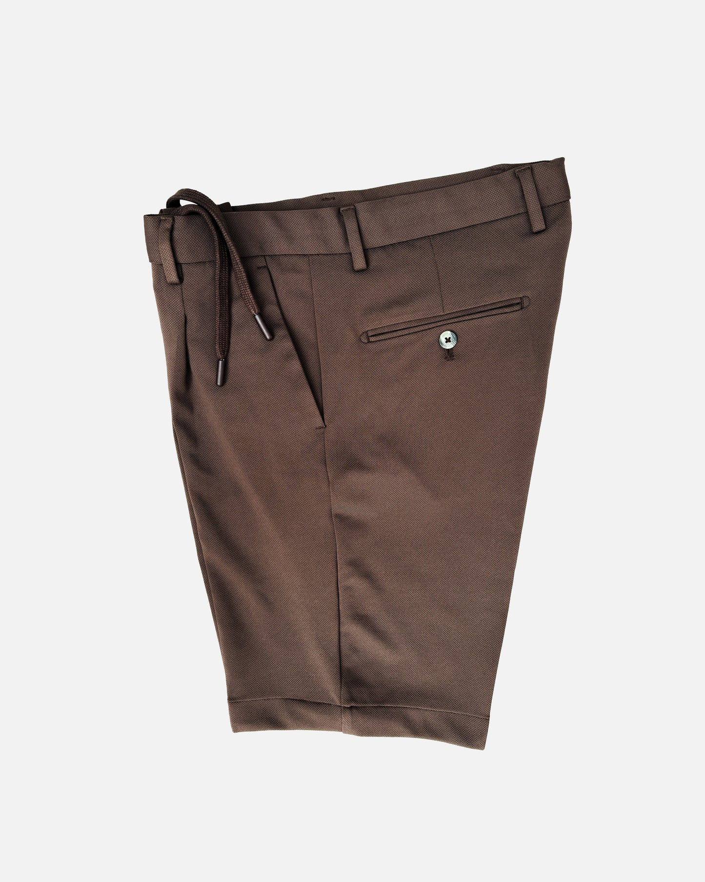 Bare Brown Knit Shorts - Brown
