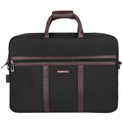 Carriall CLARO Laptop Messenger Bag (Black)
