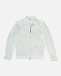 Bare Brown Slim Fit Knit Bomber Jacket - Off White