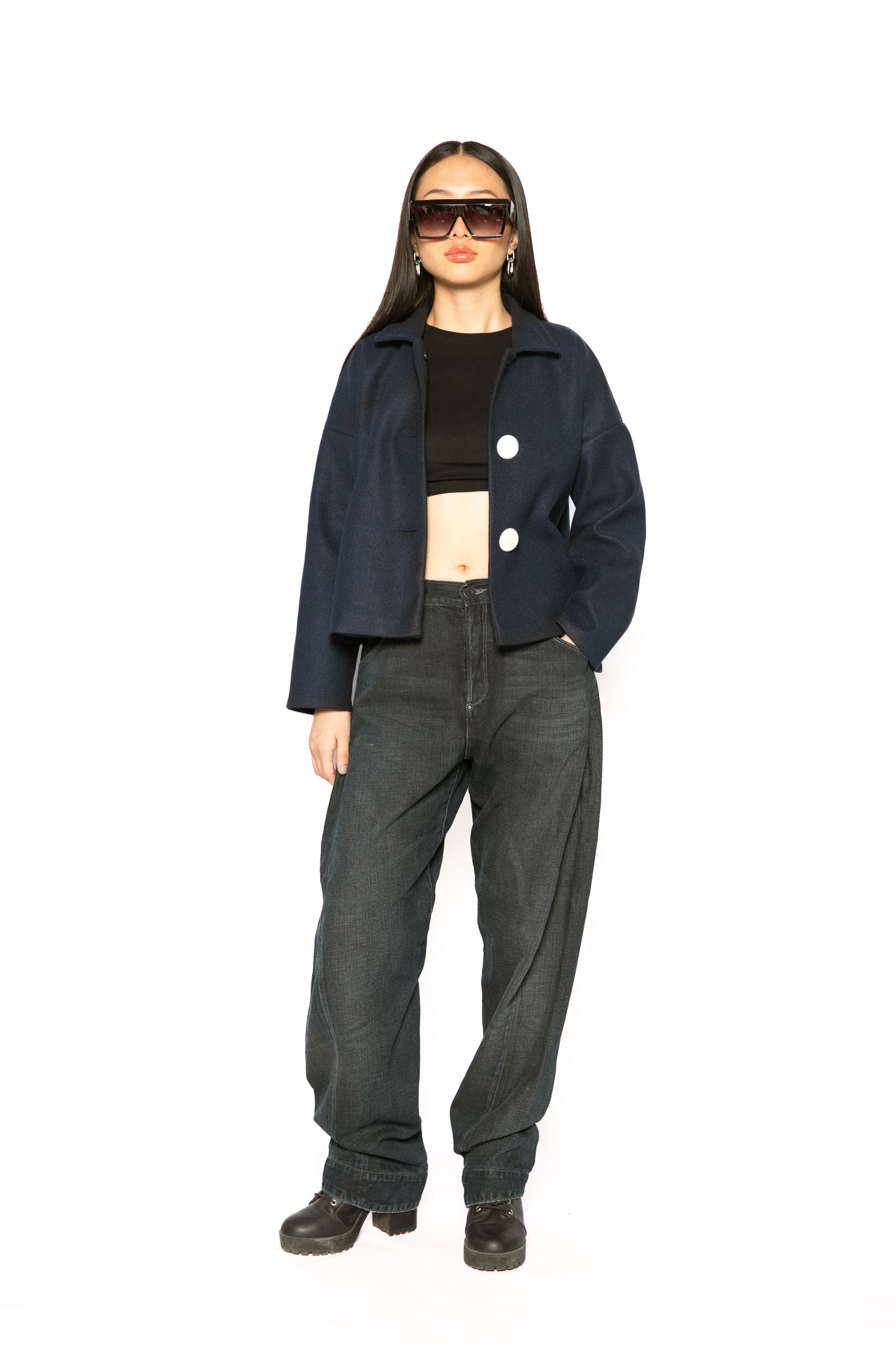 Contemponari-Xenia Jacket-Blue