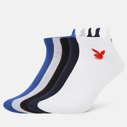 Mens Playboy Themed Ankle Socks
