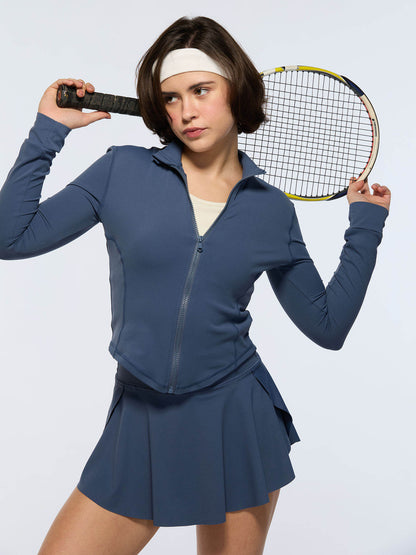 Steel Blue Sculptor Jacket