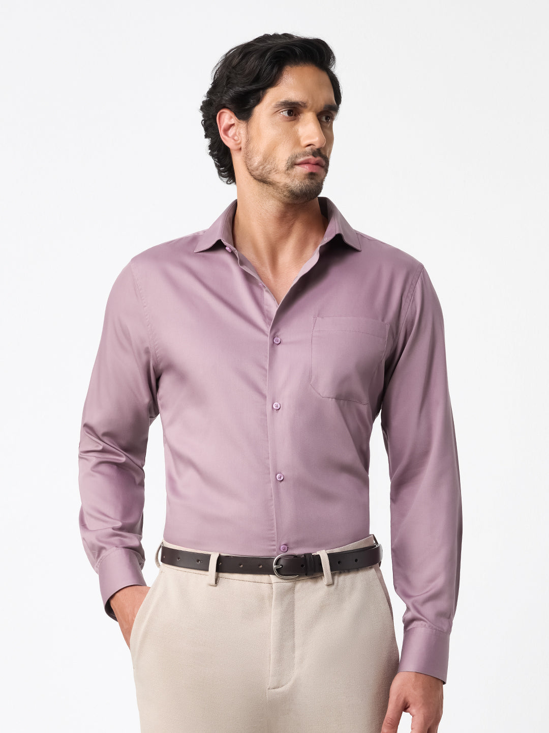 The Bamboo Dress Shirt Deep Lavender