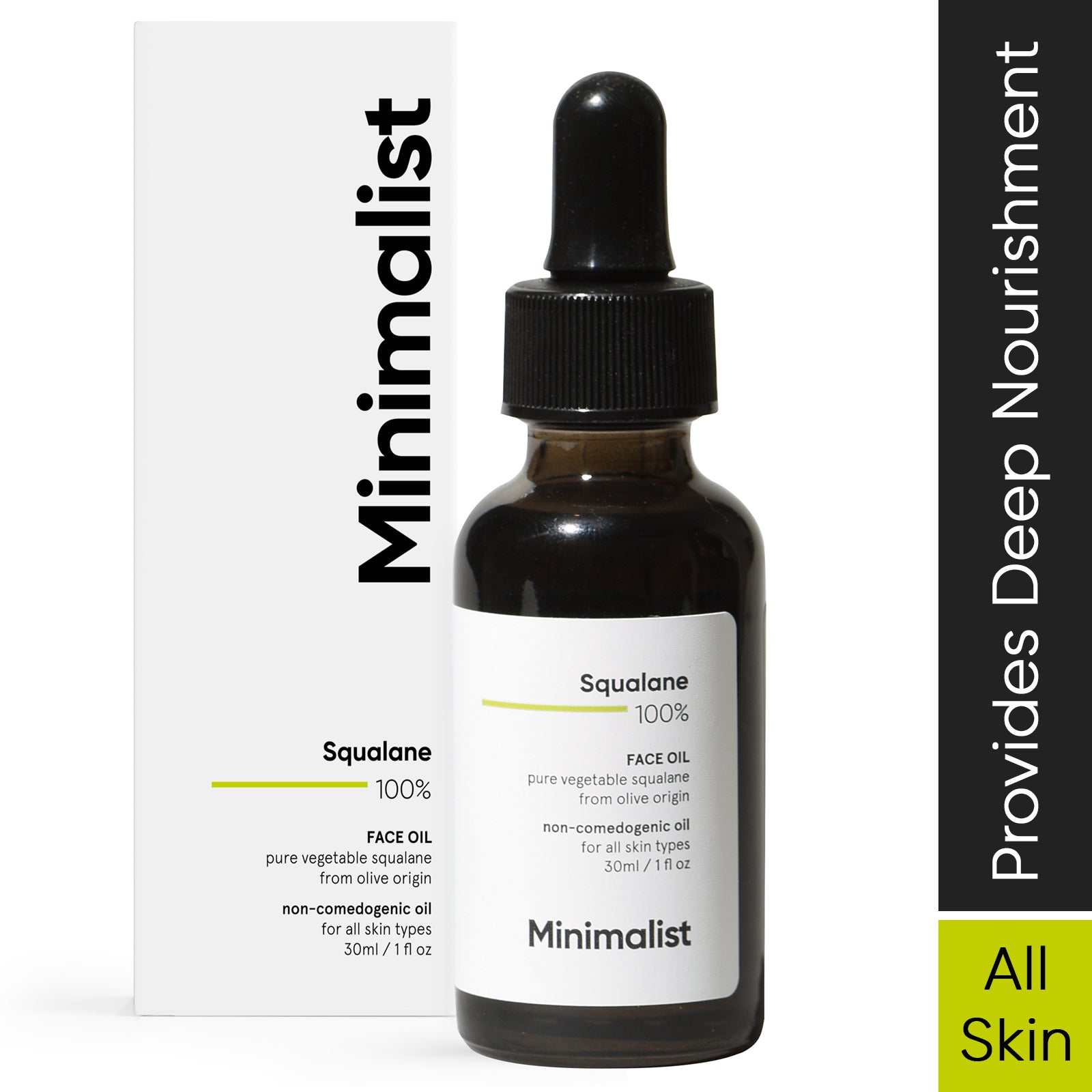 Minimalist Squalane 100% Face Oil 30ml | Minimalist at Broadway