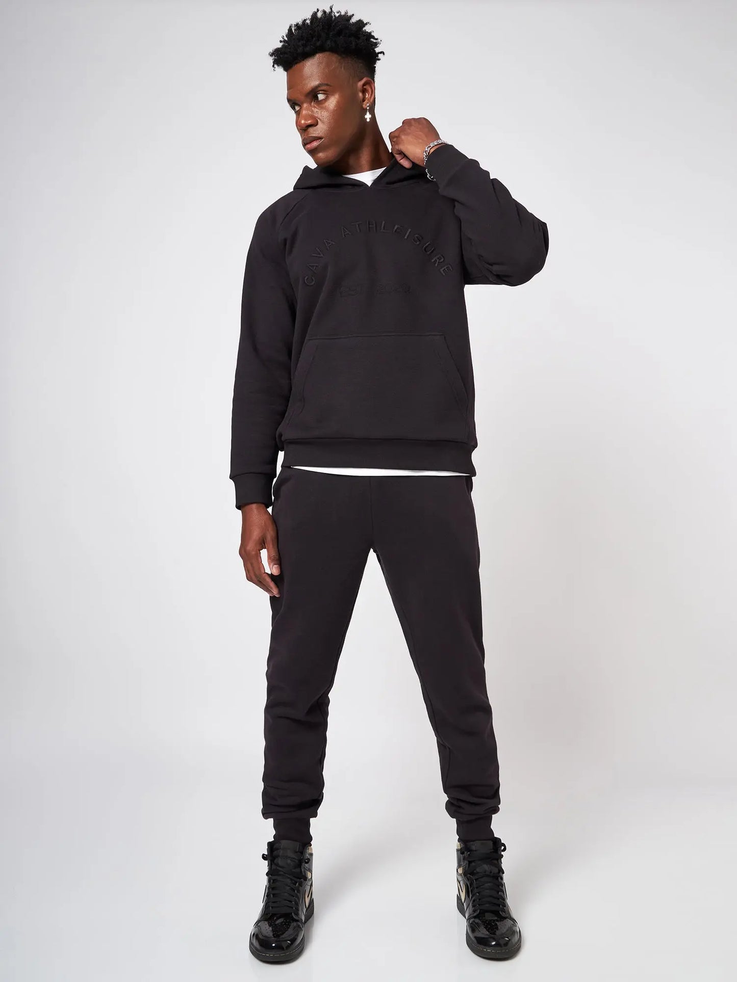Boston Black Cava Essential Joggers