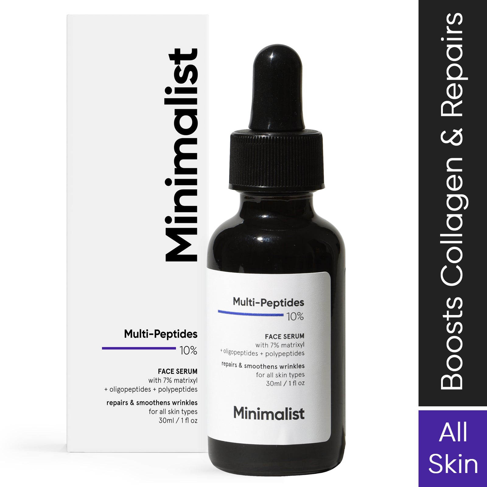 Minimalist Multi-Peptides 10% Face Serum 30ml | Minimalist at Broadway