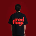 red flag. - korean oversized tshirt | sorta at Broadway