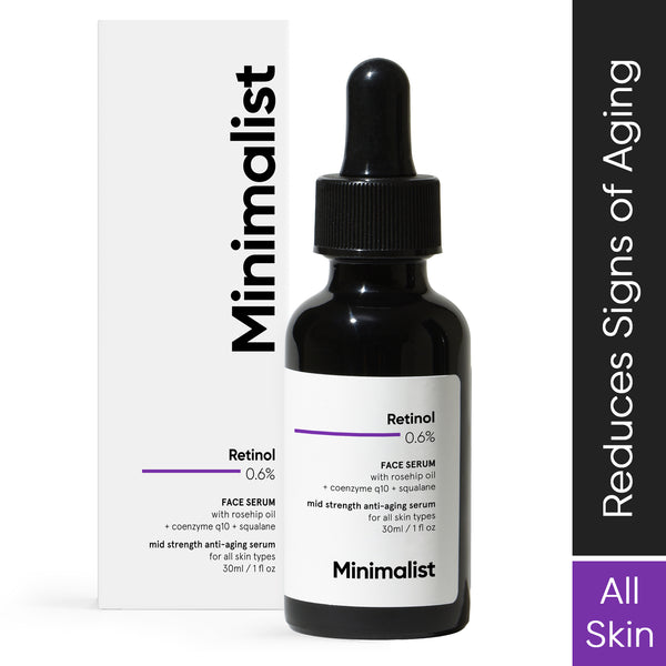 Minimalist Retinol 0.6% Face Serum 30ml