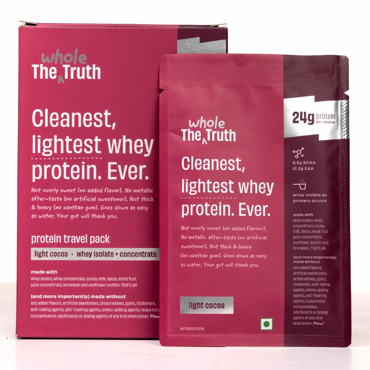 Travel Pack - Pro 24G - Light Cocoa (PLC210) | The Whole Truth Foods at Broadway