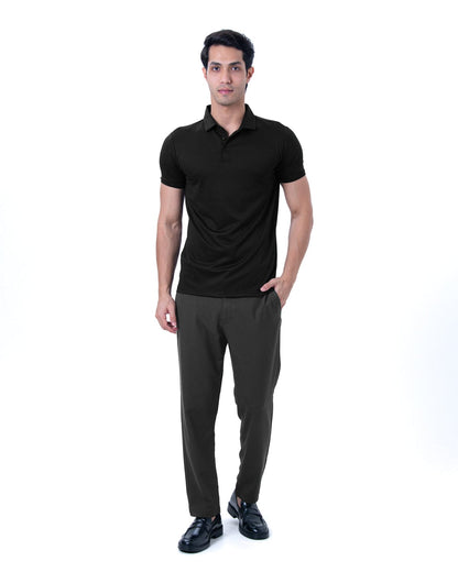Cardinal Polo Twill - Raven Black