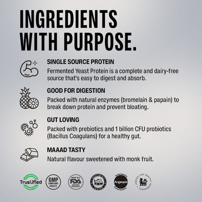 Vanilla Fermented Yeast Protein - 500g Jar