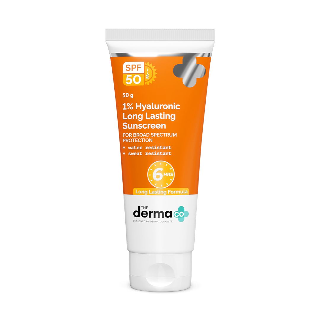 0.01 Hyaluronic Long Lasting Sunscreen | The Derma Co. at Broadway