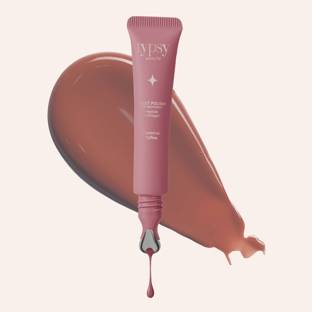 Pout Polish Lip Treatment Balm Caramel Toffee | Typsy at Broadway