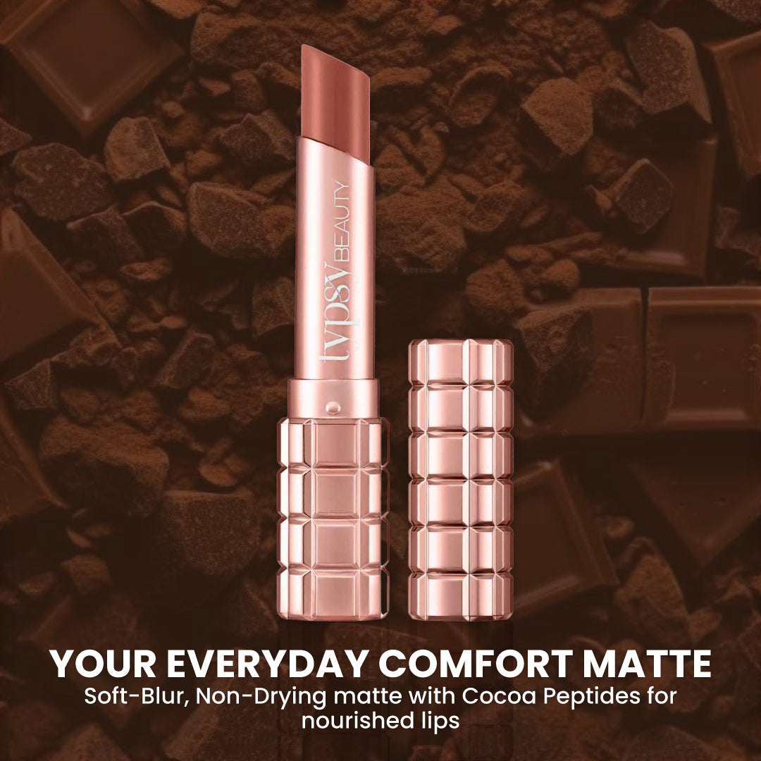 Cocoa Peptide Velvet Matte Lipstick | Typsy at Broadway